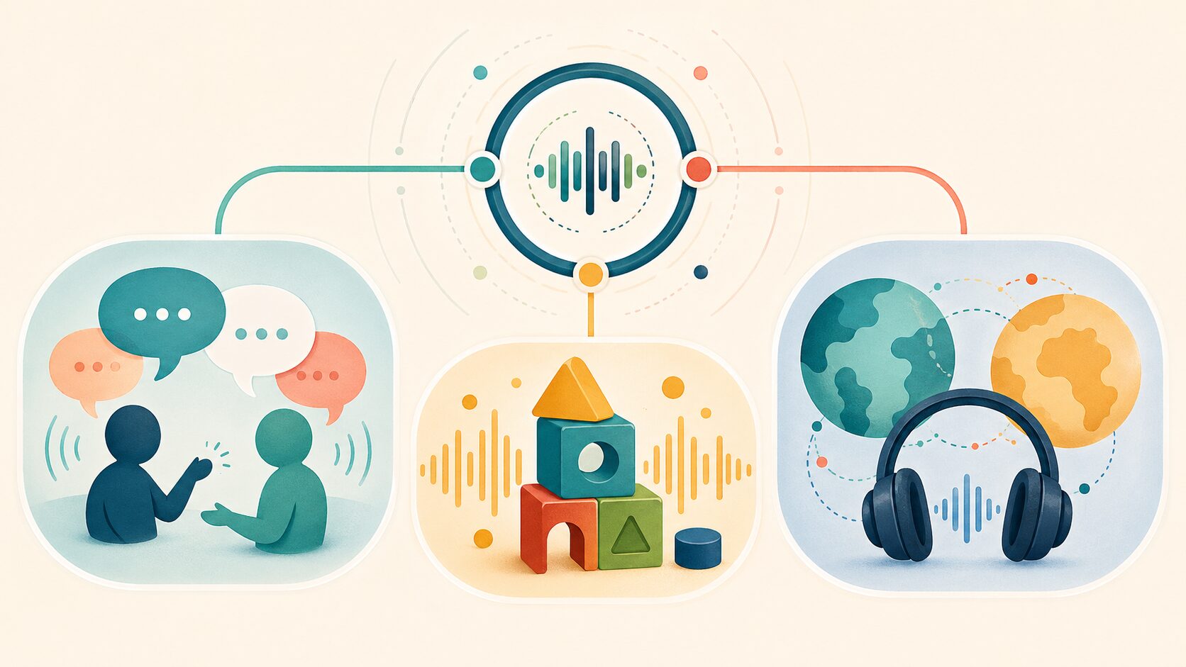 音素、音韻、異音の関係を整理した概念図