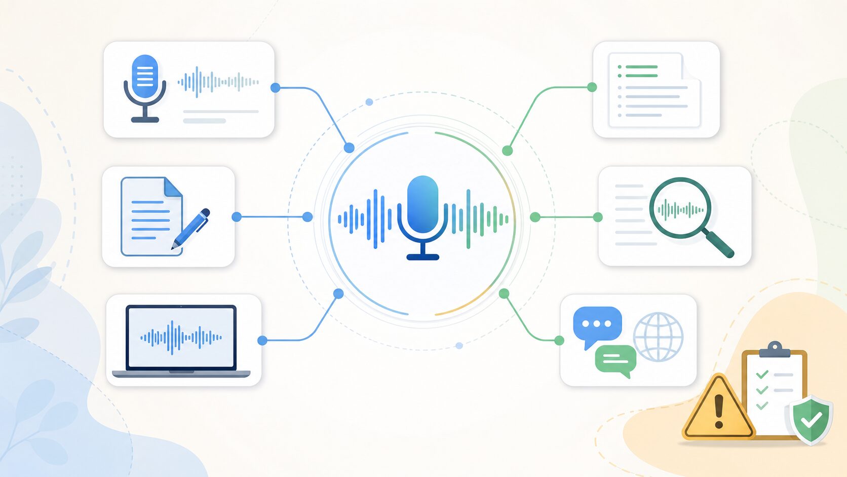 CTCが使われる音声入力や文字起こしなどの活用例