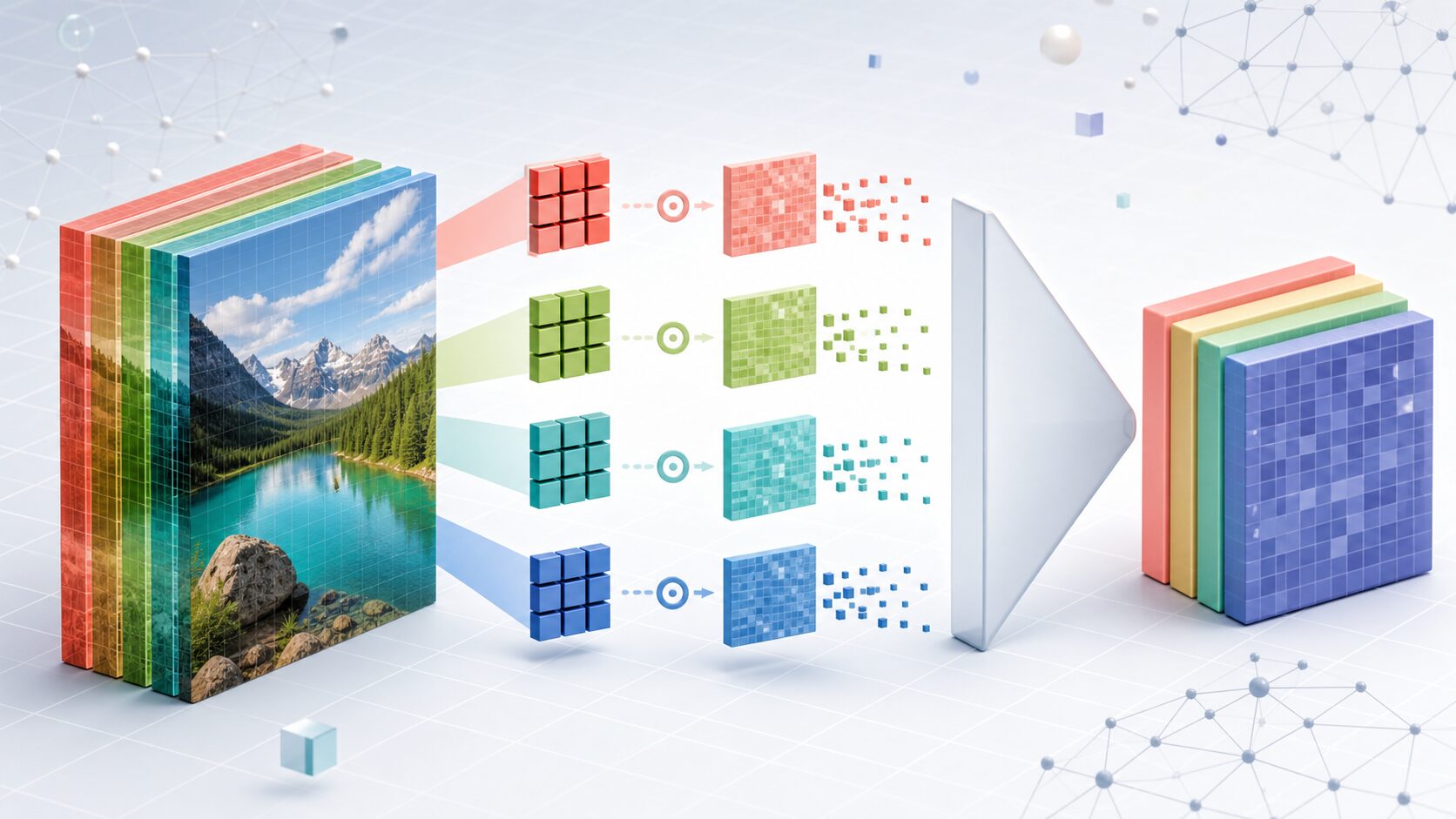 Depthwise ConvolutionとPointwise Convolutionの二段階処理