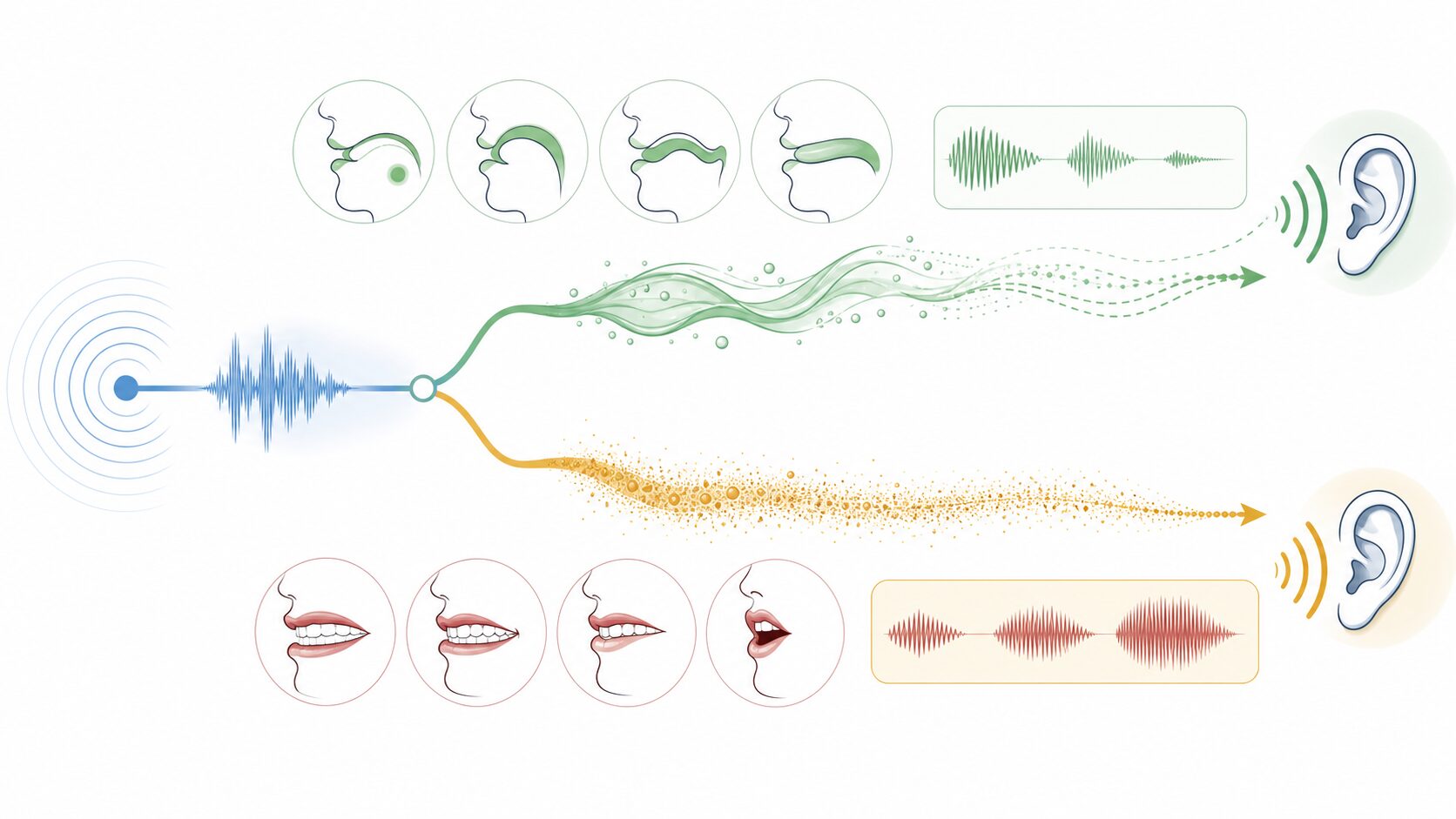 音素が言葉を構成する最小単位であることを示す図