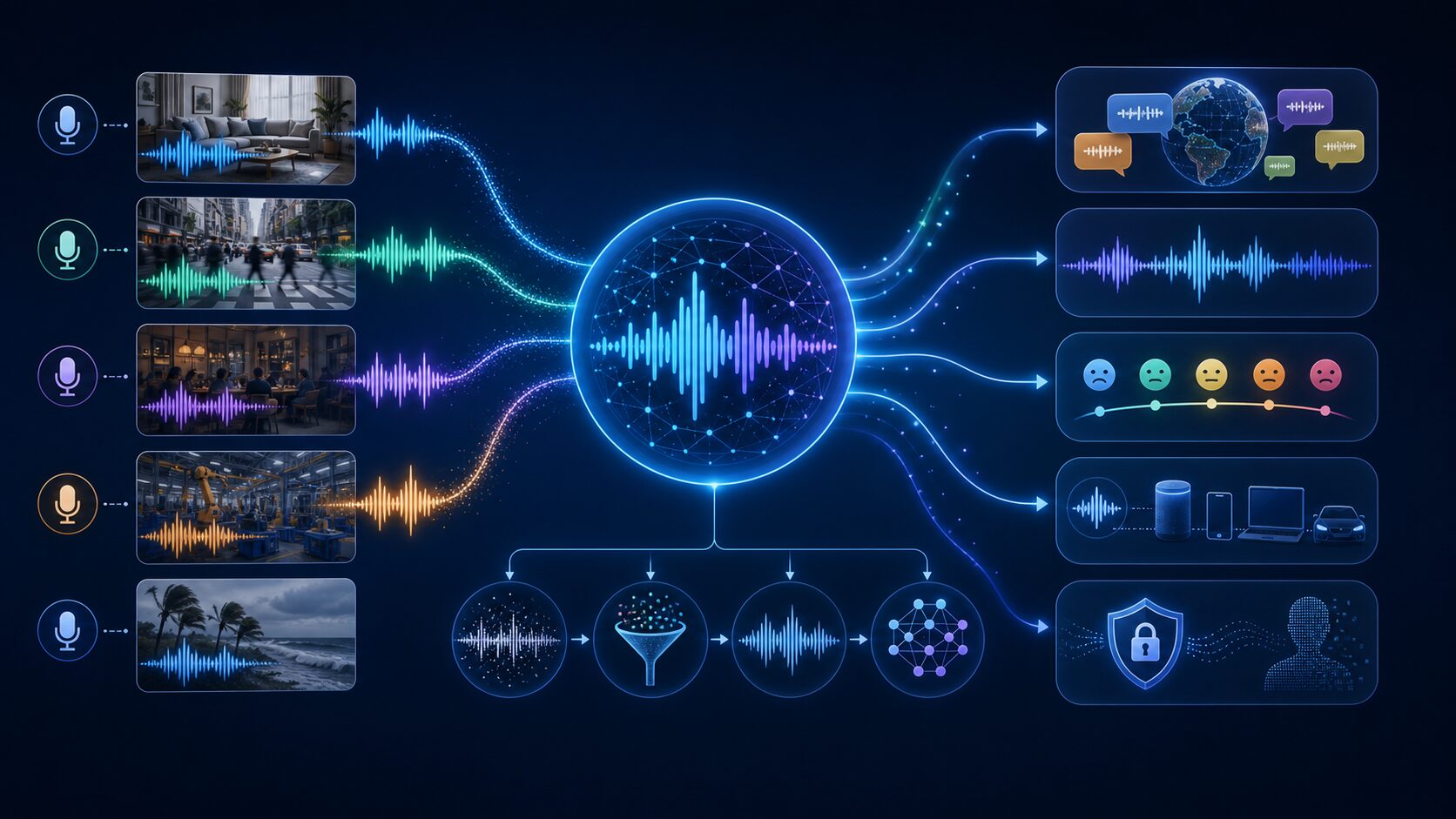 音声認識の処理フロー