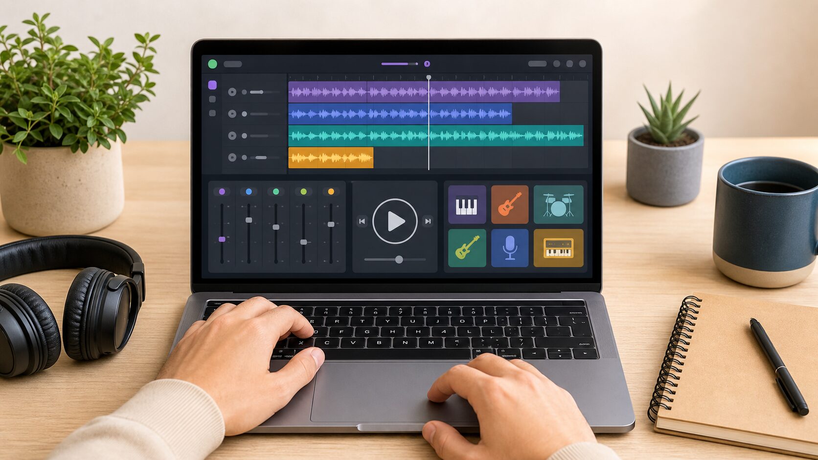条件指定からAIが音楽候補を生成する流れ