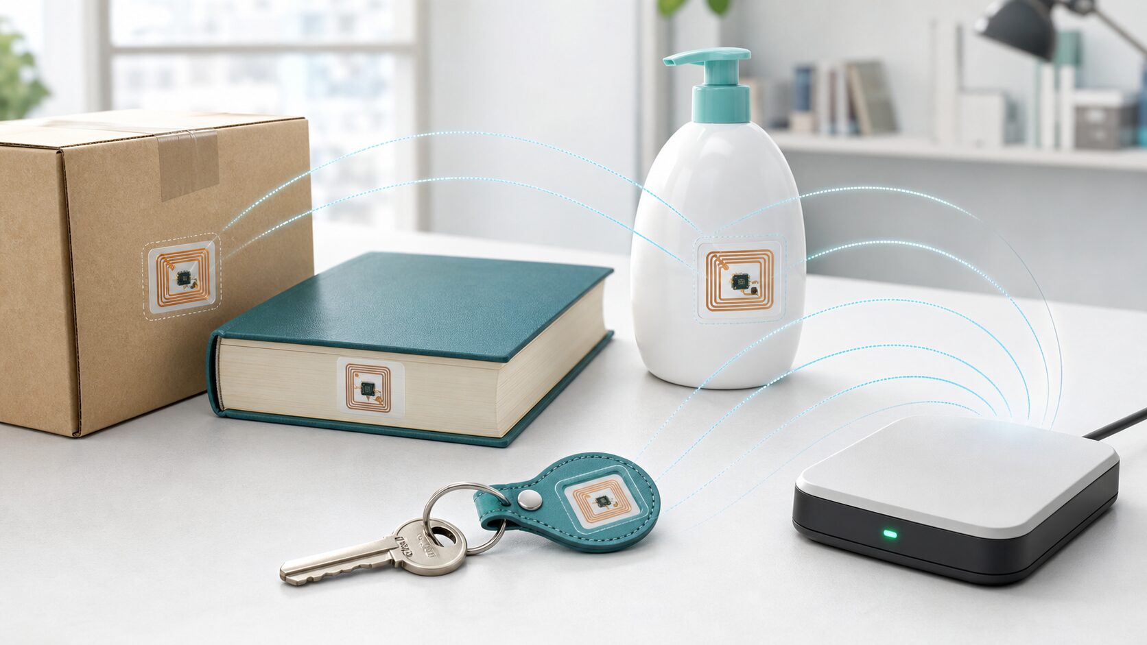 読み取り機とRFタグが電波で通信する仕組み