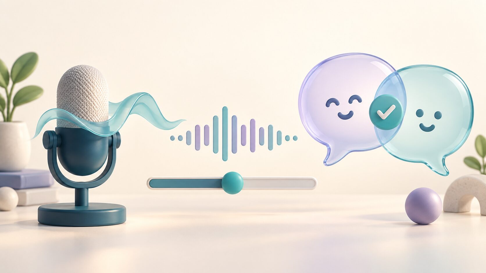 適切な音量と相手の同意を意識して声の変化を楽しむためのイメージ